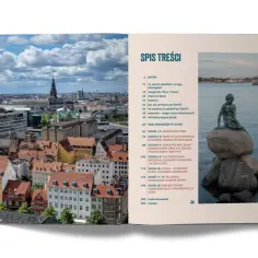 Spis treści książki o Danii: od kraju wikingów po baśnie i zamki. Ciekawostki o Danii, geografii, kulturze i podróżach.