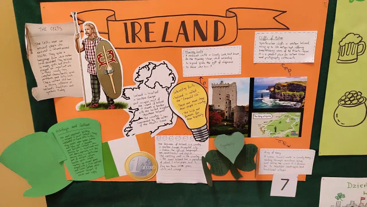 Irlandzka święta: Celtyckie symbole, zamki, klify i gościnność. Poznaj kulturę i tradycje Zielonej Wyspy.